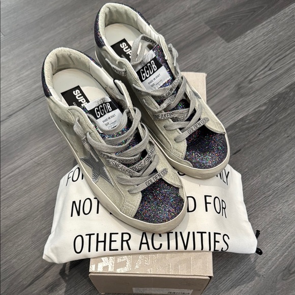 Authentic Brand New Golden Goose Multicolor Glitter Sneakers - Picture 1 of 10